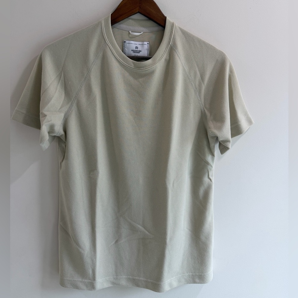 Reigning Champ Light Beige Short Sleeve Tee